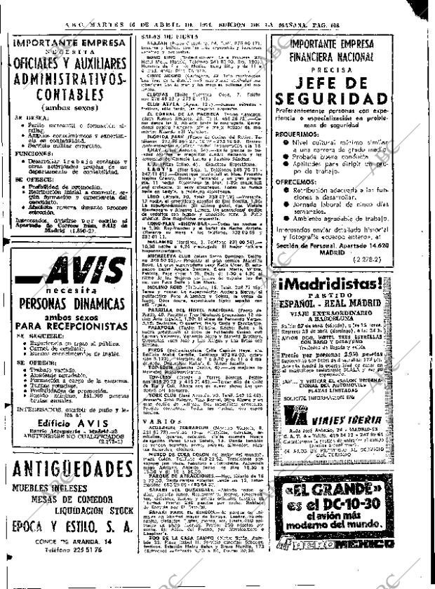 ABC MADRID 16-04-1974 página 106
