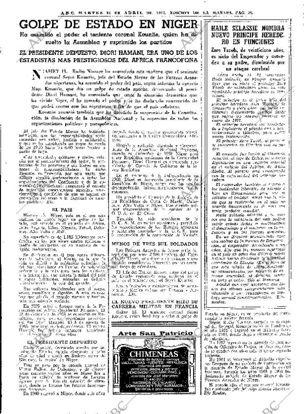 ABC MADRID 16-04-1974 página 35