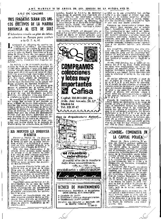 ABC MADRID 16-04-1974 página 36