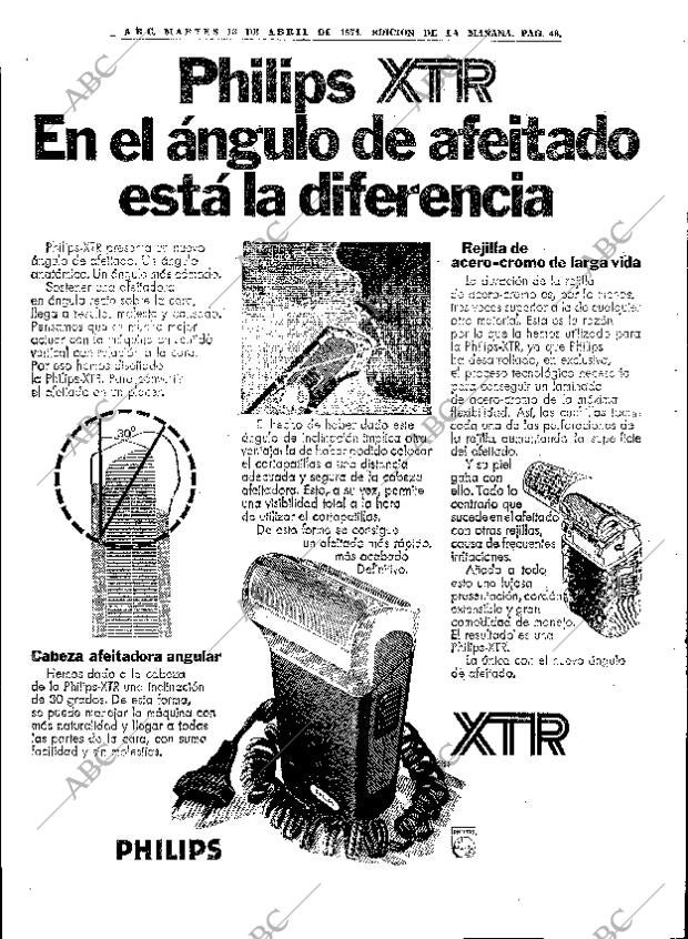 ABC MADRID 16-04-1974 página 46