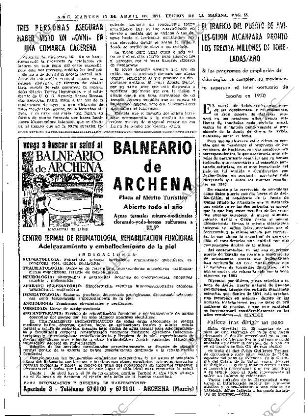 ABC MADRID 16-04-1974 página 53