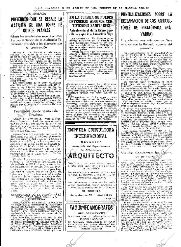 ABC MADRID 16-04-1974 página 57