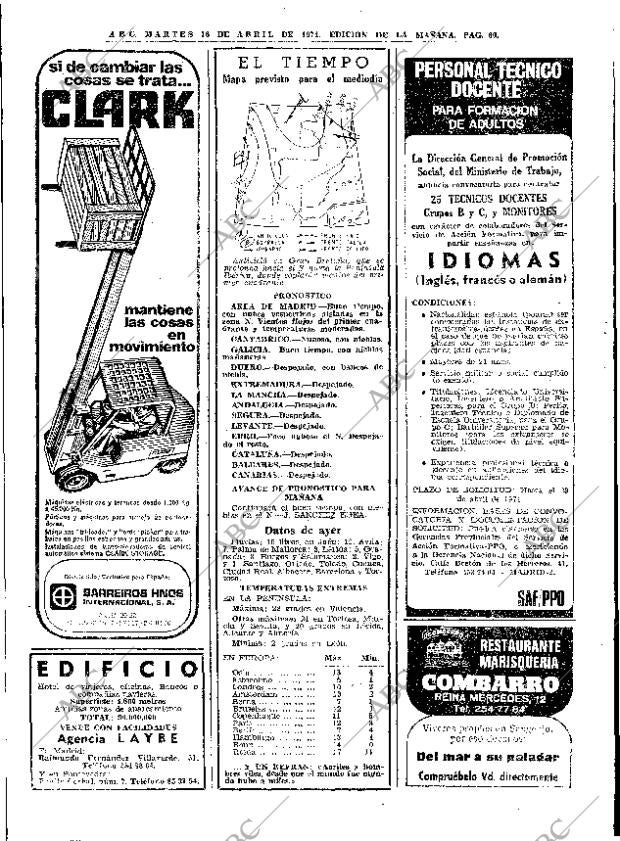 ABC MADRID 16-04-1974 página 58