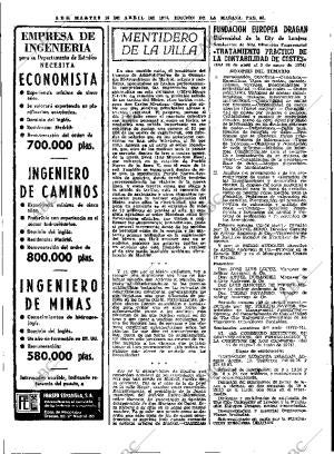 ABC MADRID 16-04-1974 página 64