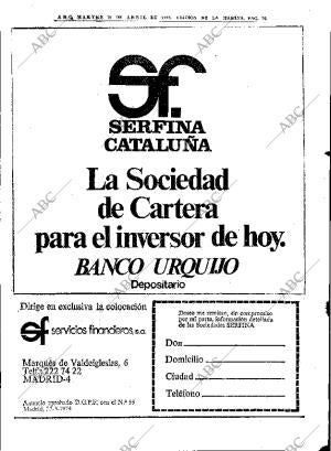 ABC MADRID 16-04-1974 página 74