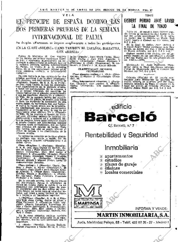 ABC MADRID 16-04-1974 página 85