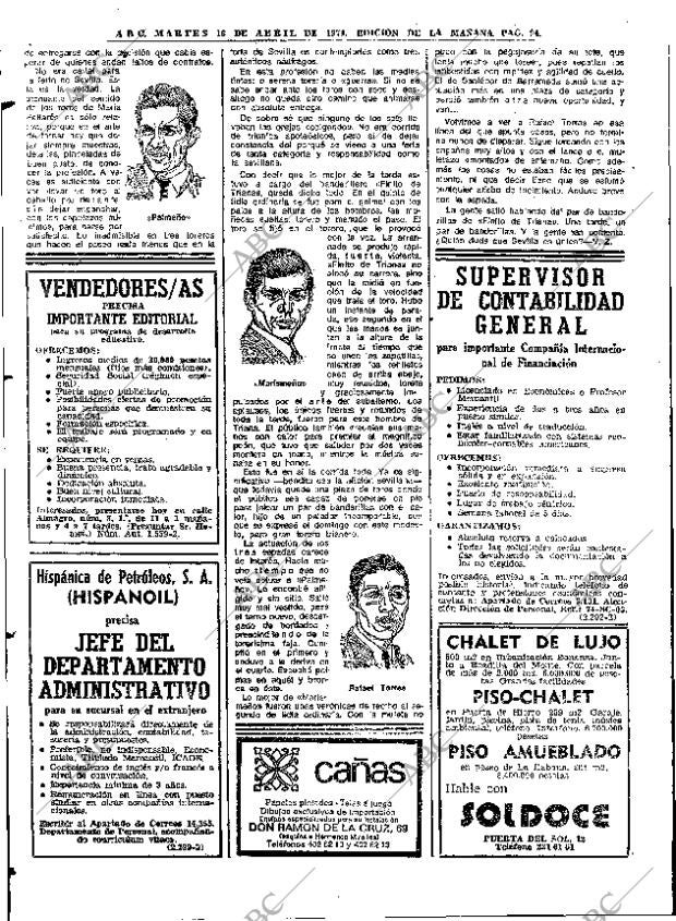 ABC MADRID 16-04-1974 página 92