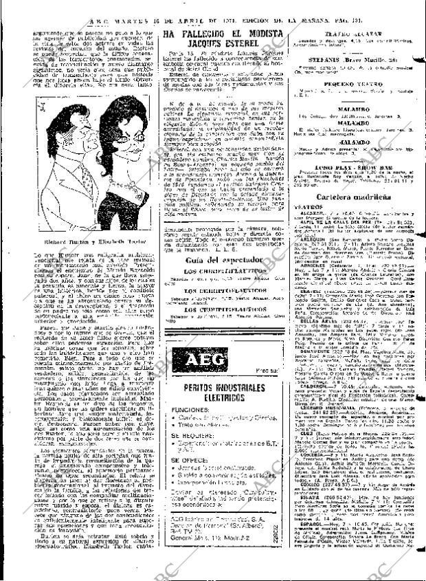 ABC MADRID 16-04-1974 página 99