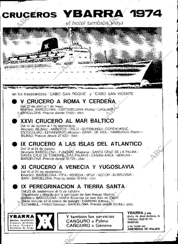 ABC MADRID 17-04-1974 página 12