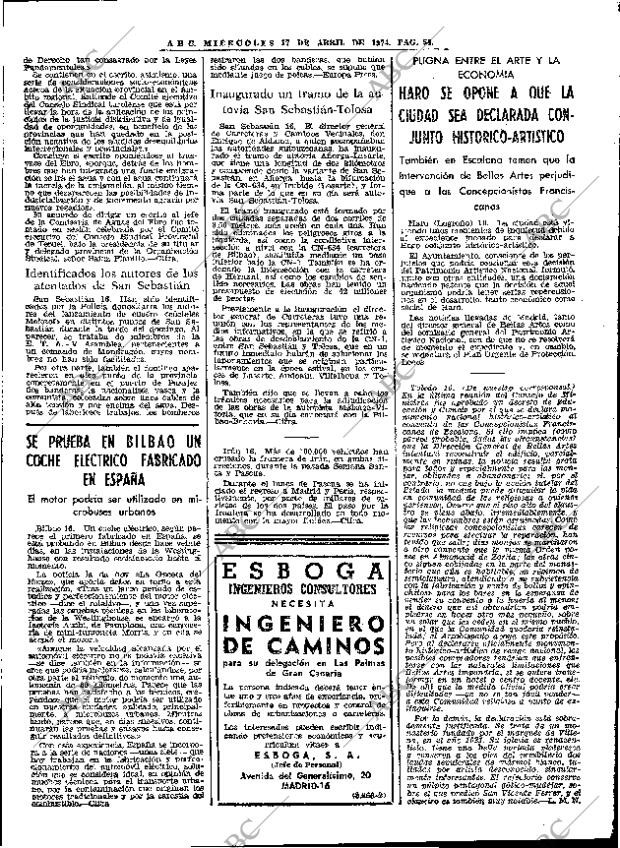 ABC MADRID 17-04-1974 página 52