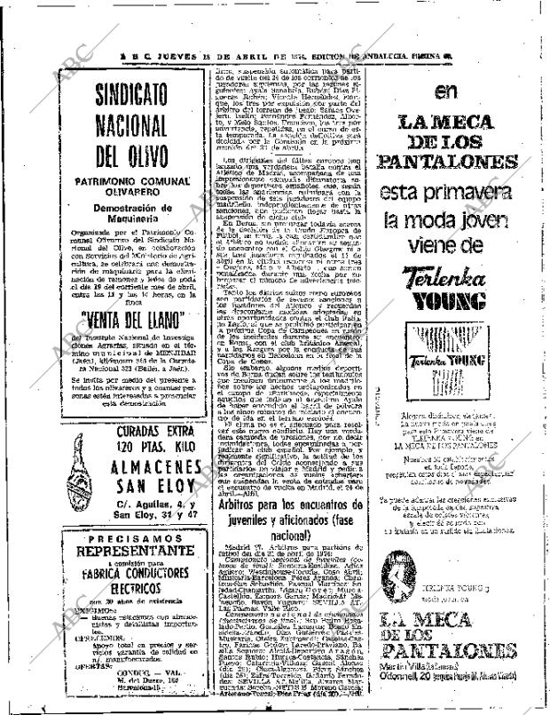 ABC SEVILLA 18-04-1974 página 60