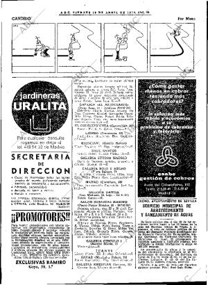 ABC MADRID 19-04-1974 página 58