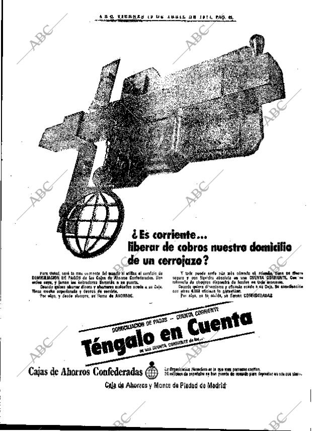 ABC MADRID 19-04-1974 página 61