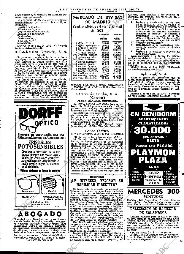 ABC MADRID 19-04-1974 página 75