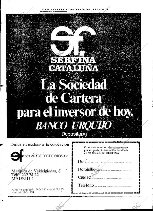 ABC MADRID 19-04-1974 página 76