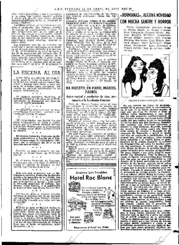 ABC MADRID 19-04-1974 página 87