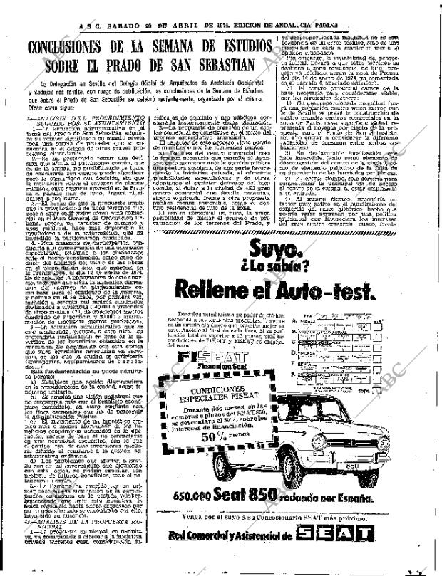 ABC SEVILLA 20-04-1974 página 75