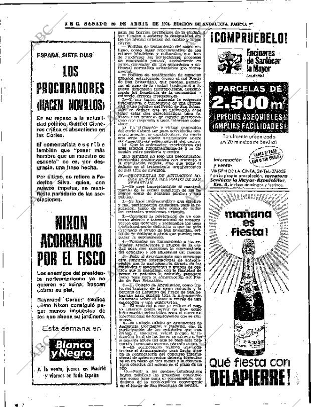ABC SEVILLA 20-04-1974 página 78