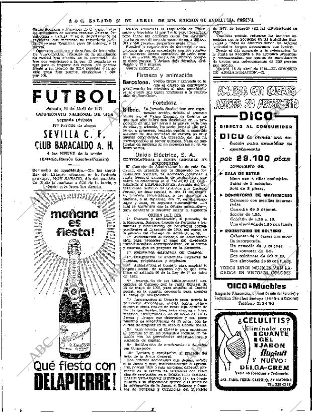 ABC SEVILLA 20-04-1974 página 90