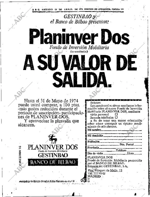 ABC SEVILLA 20-04-1974 página 98