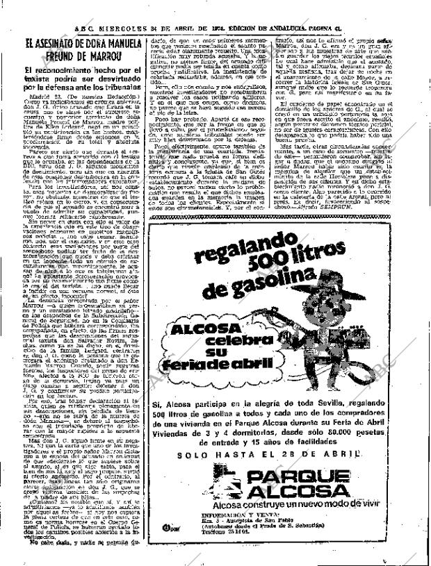 ABC SEVILLA 24-04-1974 página 41