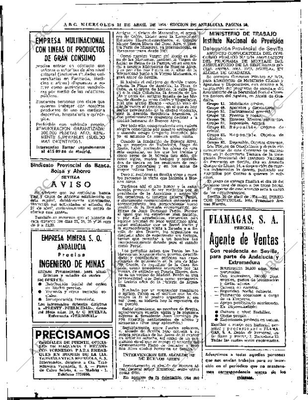 ABC SEVILLA 24-04-1974 página 50