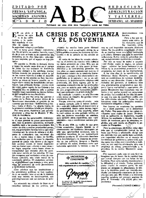 ABC MADRID 26-04-1974 página 3
