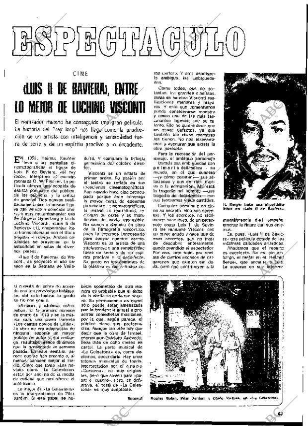 BLANCO Y NEGRO MADRID 27-04-1974 página 67