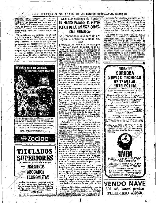 ABC SEVILLA 30-04-1974 página 102