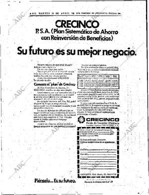 ABC SEVILLA 30-04-1974 página 104