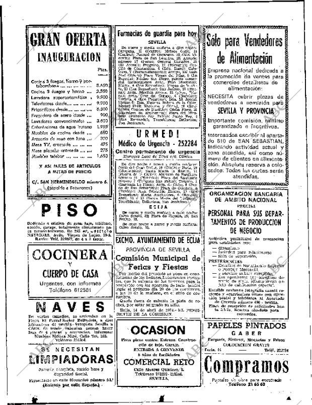 ABC SEVILLA 30-04-1974 página 114