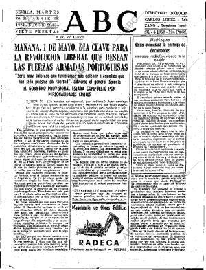 ABC SEVILLA 30-04-1974 página 31