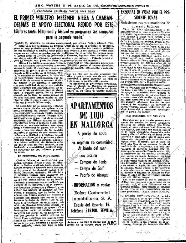 ABC SEVILLA 30-04-1974 página 35