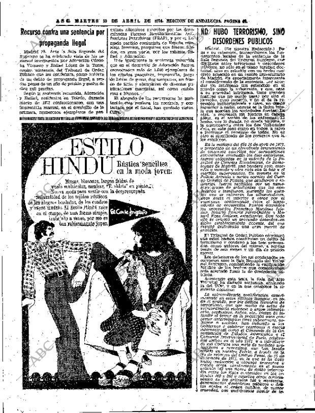 ABC SEVILLA 30-04-1974 página 47