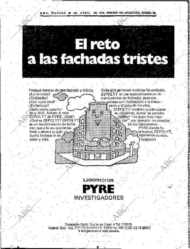 ABC SEVILLA 30-04-1974 página 52