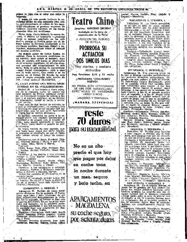 ABC SEVILLA 30-04-1974 página 64
