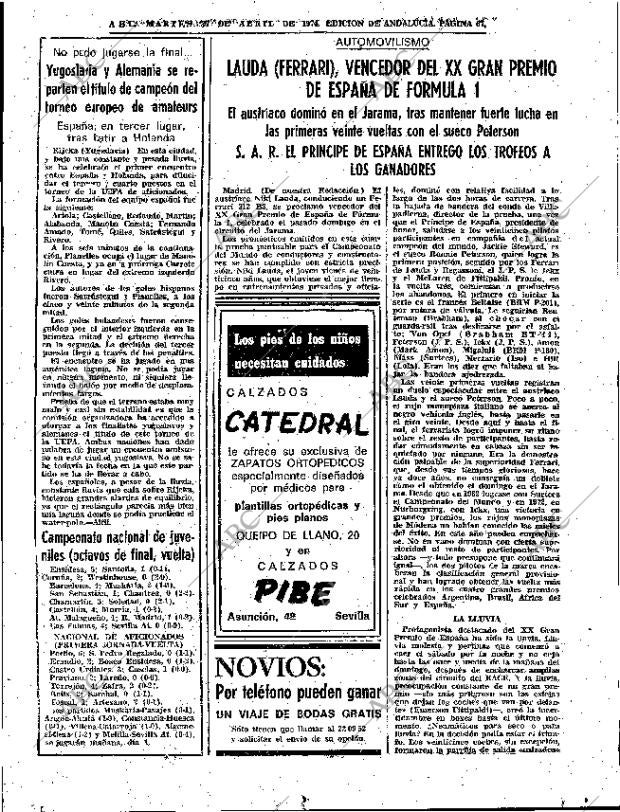 ABC SEVILLA 30-04-1974 página 67