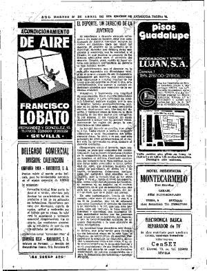 ABC SEVILLA 30-04-1974 página 72