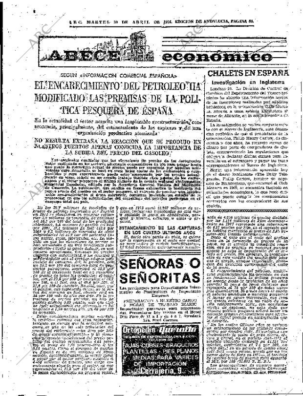 ABC SEVILLA 30-04-1974 página 83