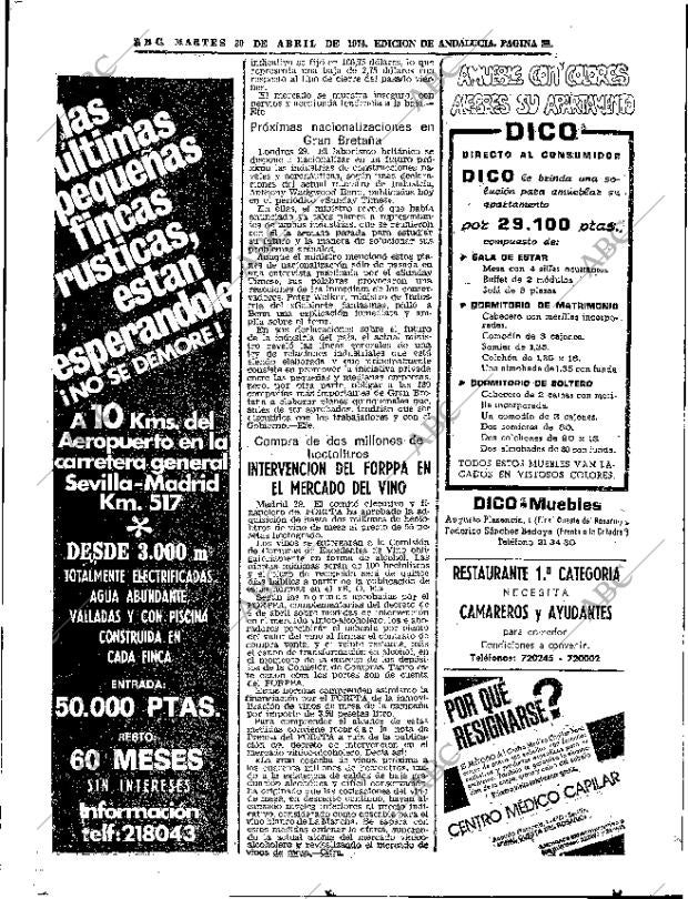 ABC SEVILLA 30-04-1974 página 89