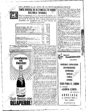 ABC SEVILLA 30-04-1974 página 90
