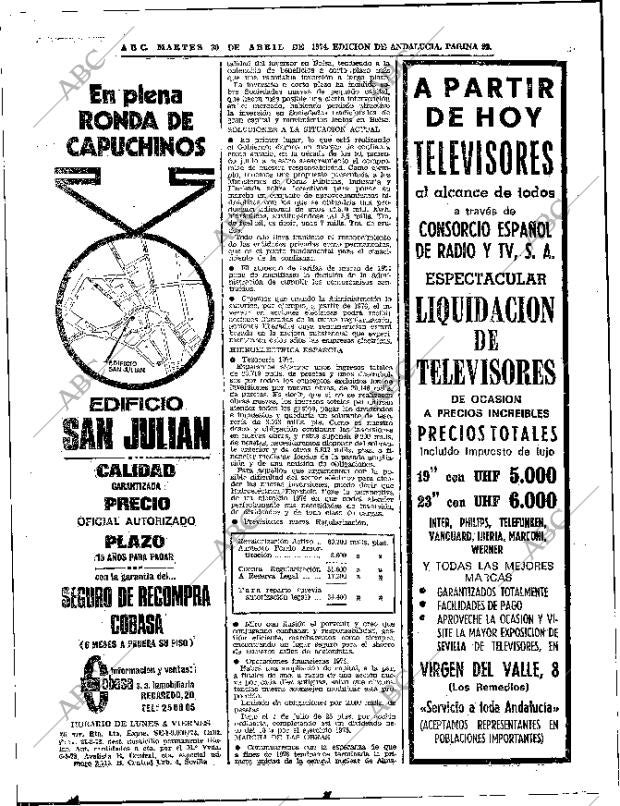 ABC SEVILLA 30-04-1974 página 92