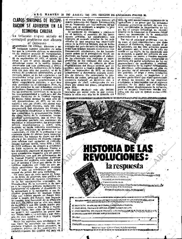 ABC SEVILLA 30-04-1974 página 99