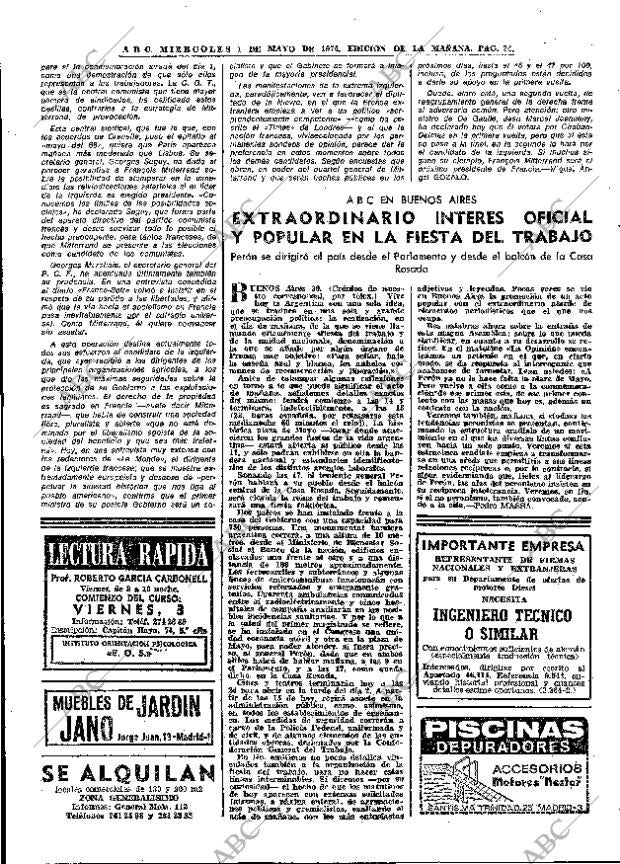 ABC MADRID 01-05-1974 página 20