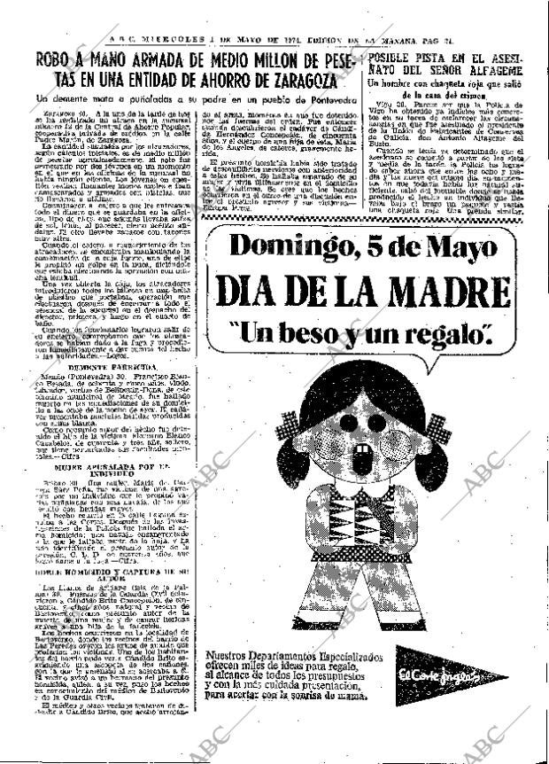 ABC MADRID 01-05-1974 página 27