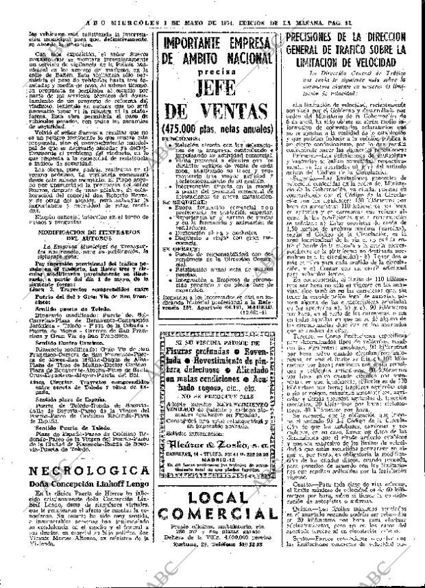 ABC MADRID 01-05-1974 página 39