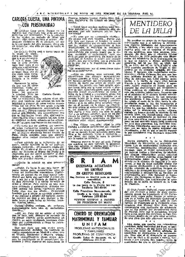 ABC MADRID 01-05-1974 página 41