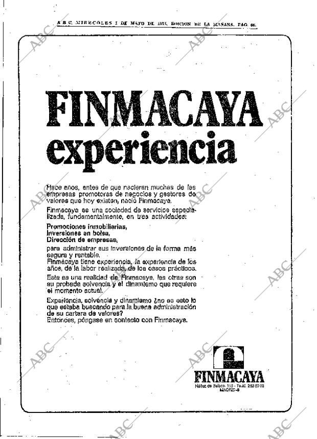 ABC MADRID 01-05-1974 página 42