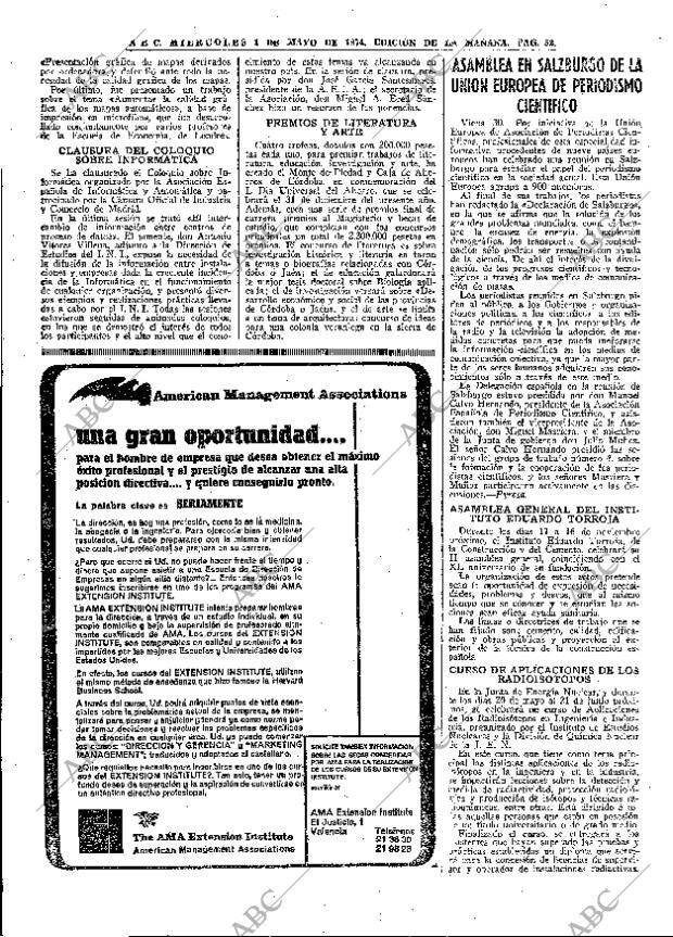 ABC MADRID 01-05-1974 página 48