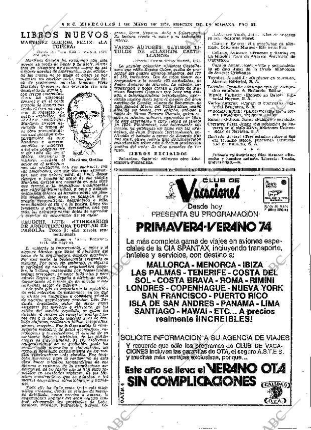 ABC MADRID 01-05-1974 página 49